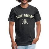 SURF ROGERS Vintage T-Shirt - heather black