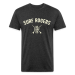 SURF ROGERS Vintage T-Shirt - heather black