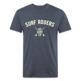 SURF ROGERS Vintage T-Shirt - heather navy
