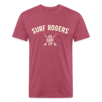 SURF ROGERS Vintage T-Shirt - heather burgundy