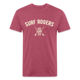 SURF ROGERS Vintage T-Shirt - heather burgundy
