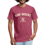 SURF ROGERS Vintage T-Shirt - heather burgundy