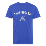 SURF ROGERS Vintage T-Shirt - heather royal