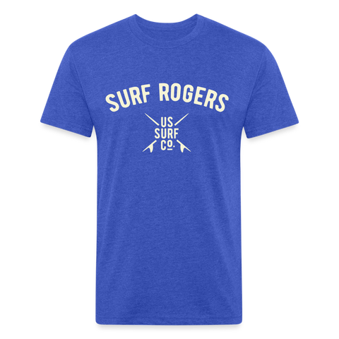 SURF ROGERS Vintage T-Shirt - heather royal