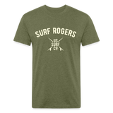 SURF ROGERS Vintage T-Shirt - heather military green