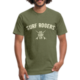 SURF ROGERS Vintage T-Shirt - heather military green