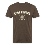 SURF ROGERS Vintage T-Shirt - heather espresso
