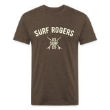 SURF ROGERS Vintage T-Shirt - heather espresso