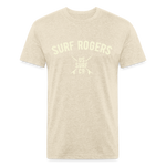 SURF ROGERS Vintage T-Shirt - heather cream
