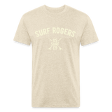 SURF ROGERS Vintage T-Shirt - heather cream