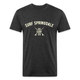 SURF SPRINGDALE Vintage T-Shirt - heather black