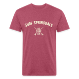 SURF SPRINGDALE Vintage T-Shirt - heather burgundy