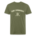 SURF SPRINGDALE Vintage T-Shirt - heather military green