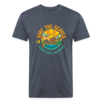 SURF THE BEAVER T-Shirt - heather navy