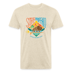 SURF THE BUFFALO T-Shirt - heather cream